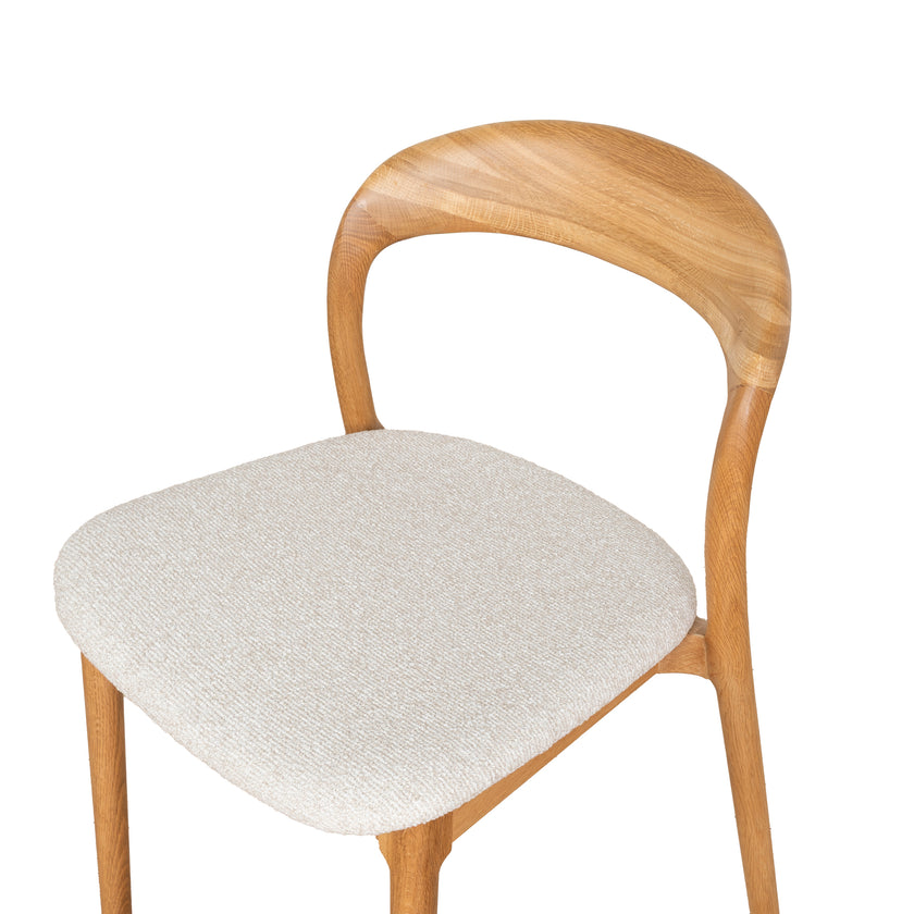 Ex Display - CDC10182-SD Natural Dining Chair - Beige