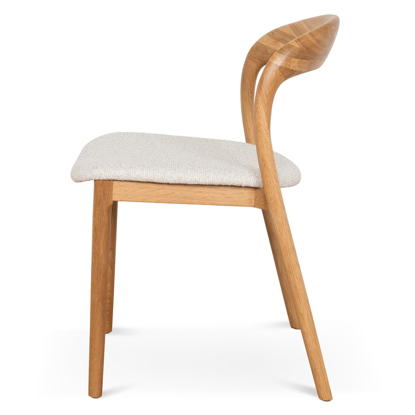 Ex Display - CDC10182-SD Natural Dining Chair - Beige