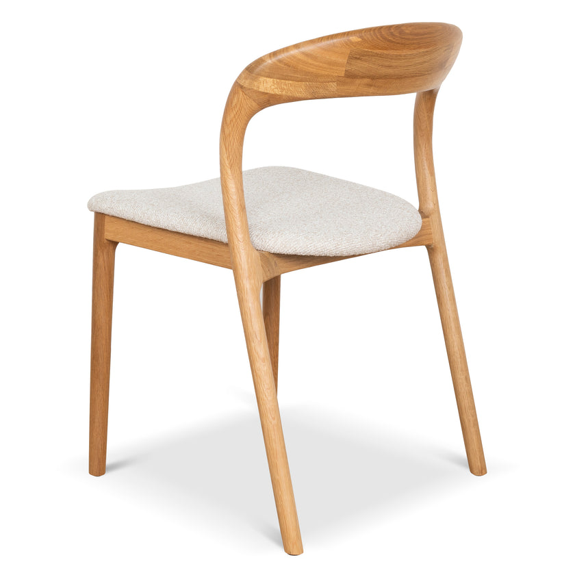 Ex Display - CDC10182-SD Natural Dining Chair - Beige