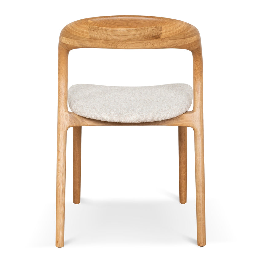 Ex Display - CDC10182-SD Natural Dining Chair - Beige
