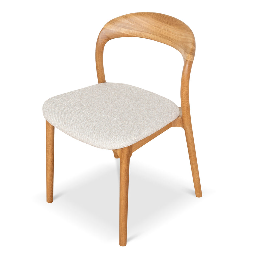 Ex Display - CDC10182-SD Natural Dining Chair - Beige