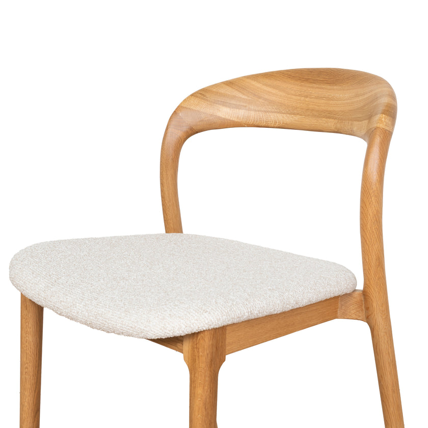 Ex Display - CDC10182-SD Natural Dining Chair - Beige