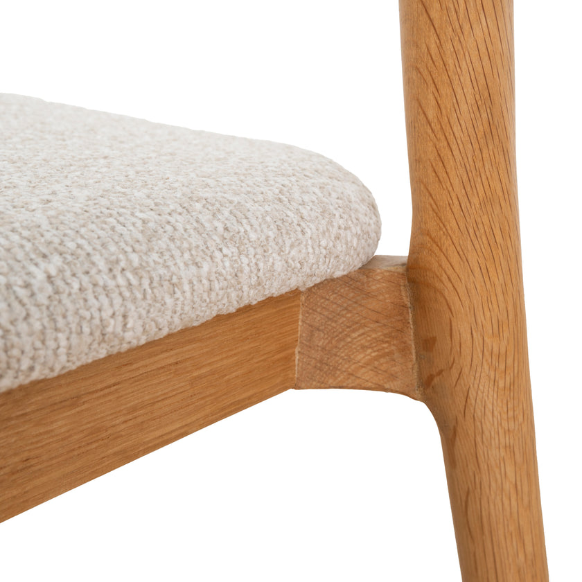 Ex Display - CDC10182-SD Natural Dining Chair - Beige