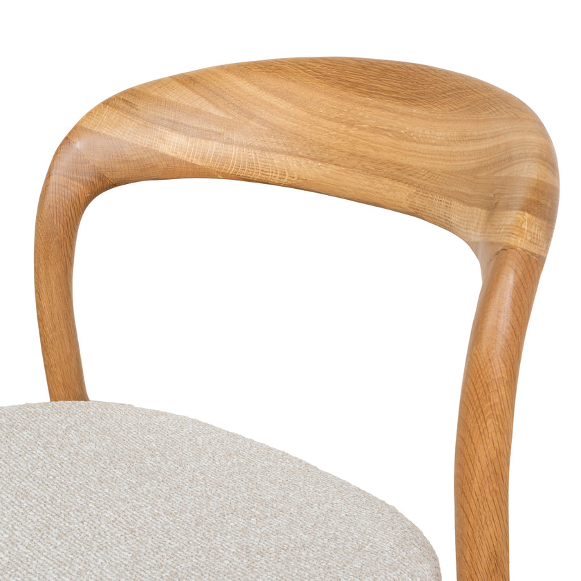 Ex Display - CDC10182-SD Natural Dining Chair - Beige