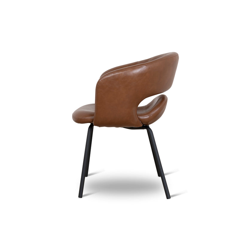 CDC10218-FHx2 Black Dining Chair - Antique Brown (Set of 2 )