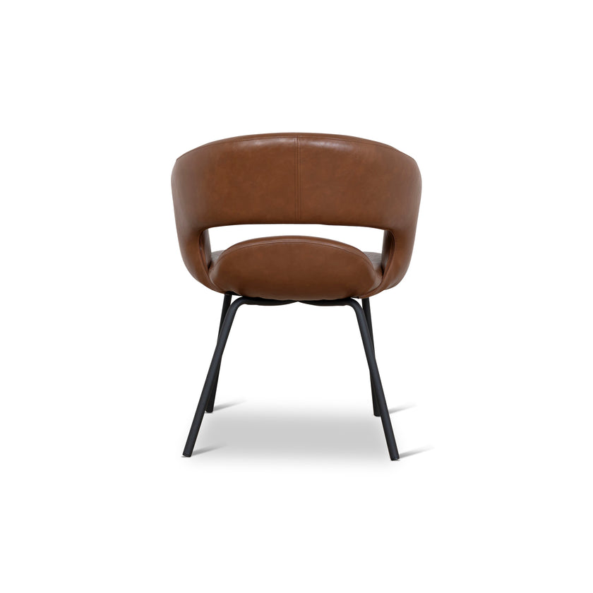 CDC10218-FHx2 Black Dining Chair - Antique Brown (Set of 2 )