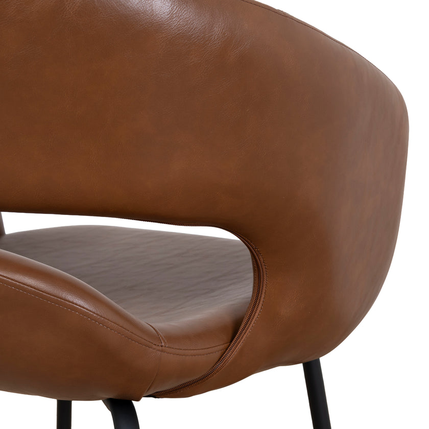 CDC10218-FHx2 Black Dining Chair - Antique Brown (Set of 2 )