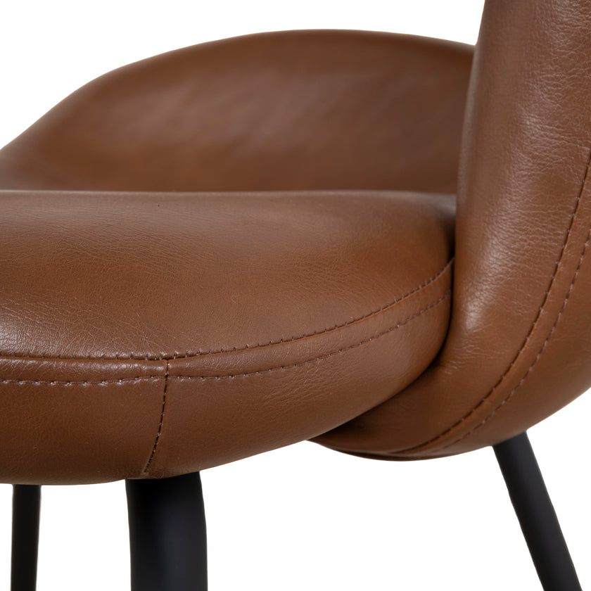 CDC10218-FHx2 Black Dining Chair - Antique Brown (Set of 2 )