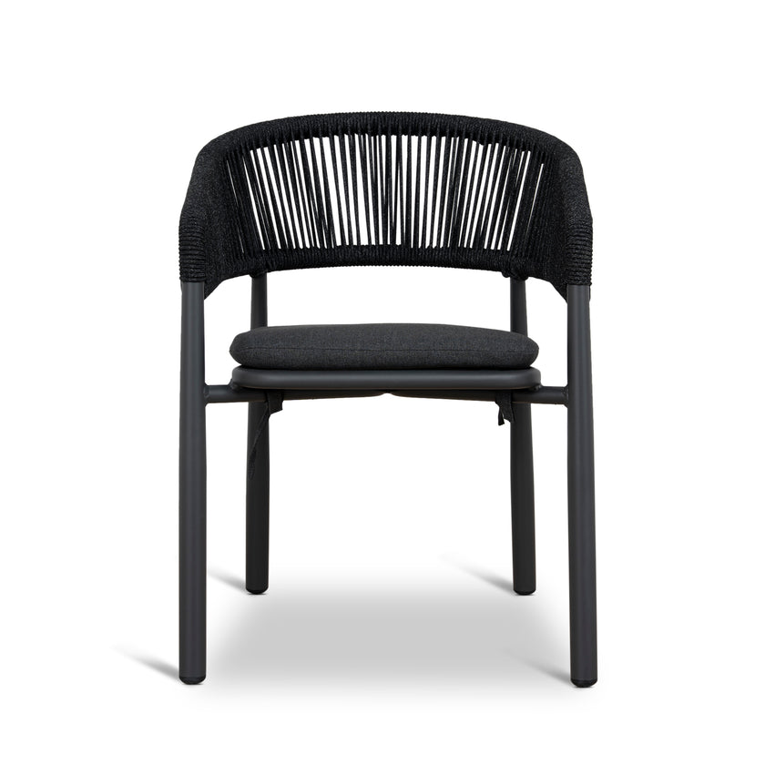 CDC10303-ID Outdoor Dining Chair - Charcoal (Set of 2)