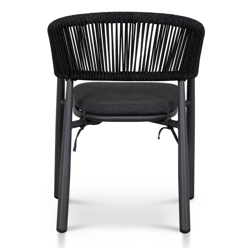 CDC10303-ID Outdoor Dining Chair - Charcoal (Set of 2)