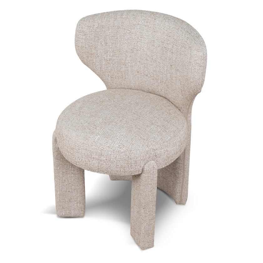 CDC10349-FH Fabric Dining Chair - Pale Beige