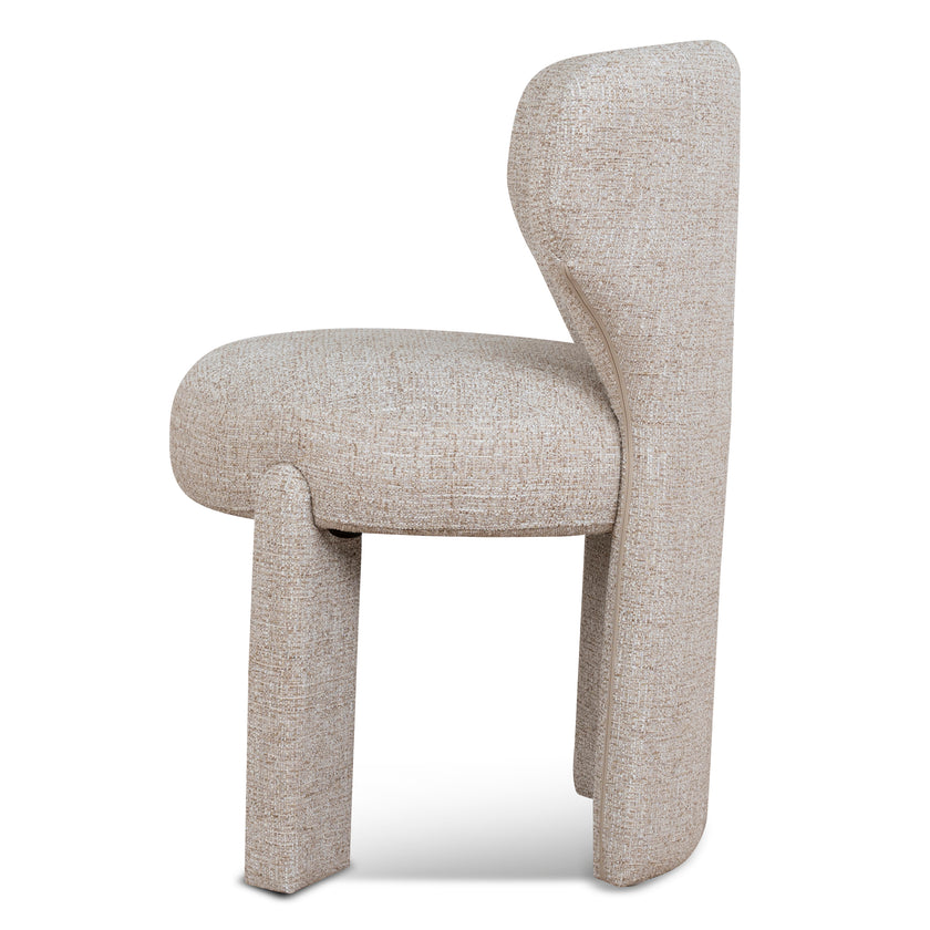 CDC10349-FH Fabric Dining Chair - Pale Beige