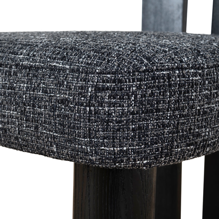 CDC10480-OLS Black Dining Chair - Field Charcoal (Set of 2)