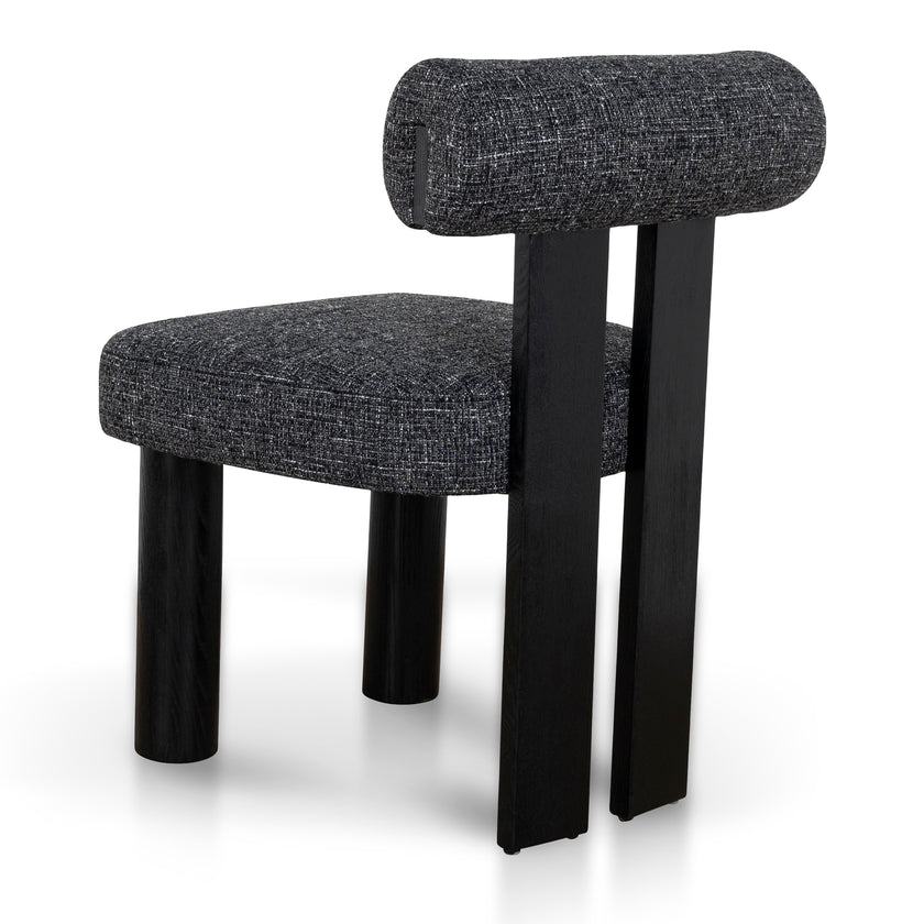 CDC10480-OLS Black Dining Chair - Field Charcoal (Set of 2)