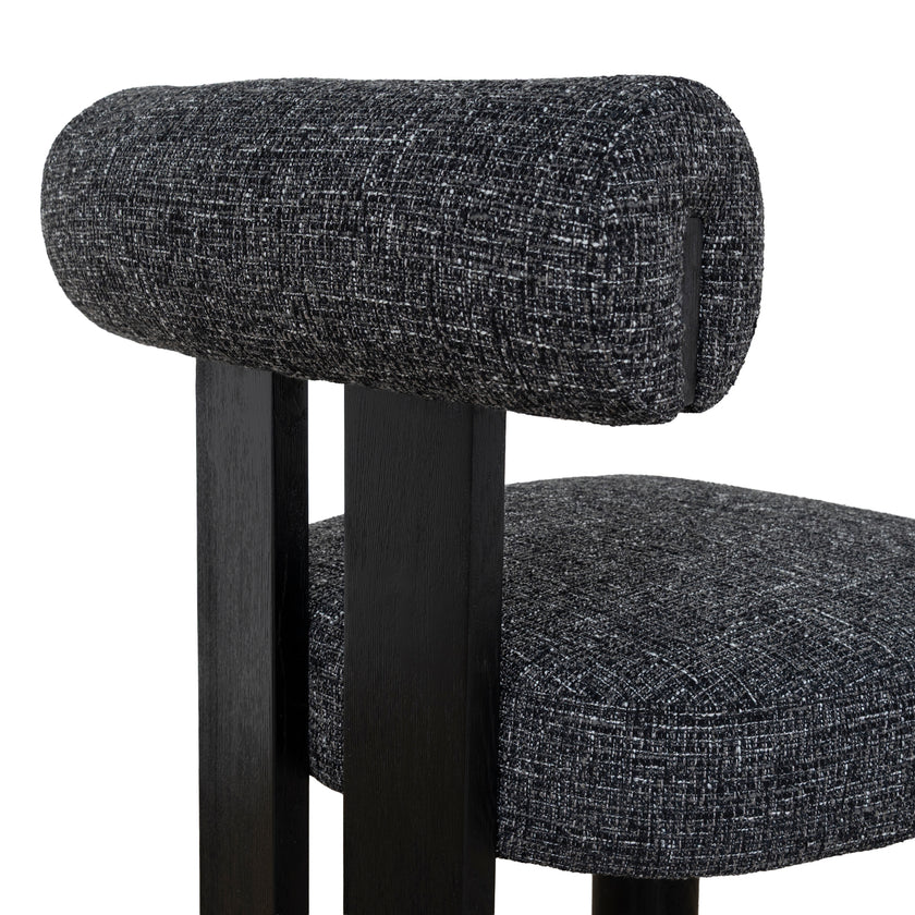 CDC10480-OLS Black Dining Chair - Field Charcoal (Set of 2)
