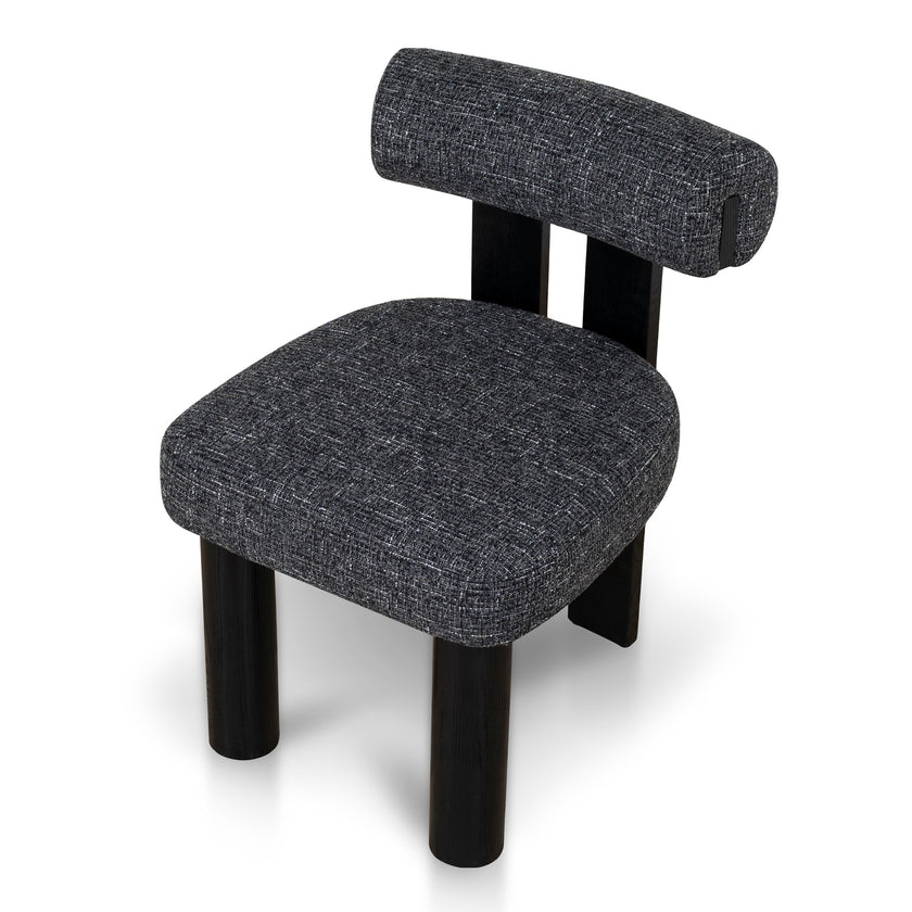CDC10480-OLS Black Dining Chair - Field Charcoal (Set of 2)
