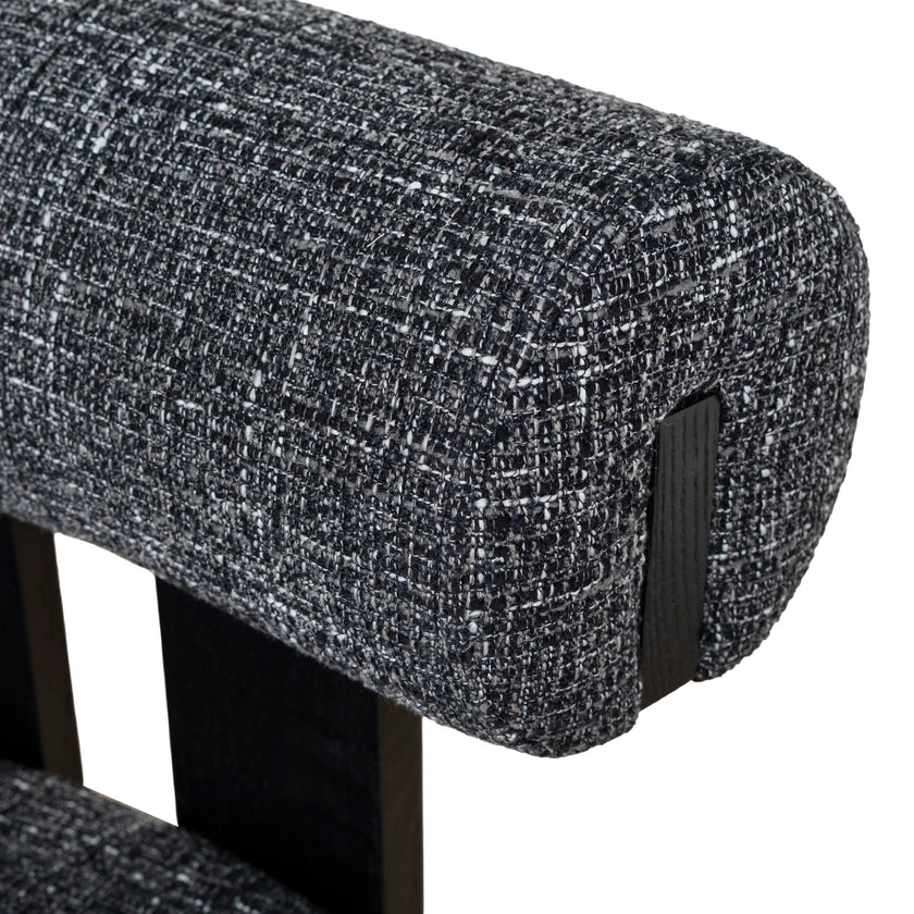 CDC10480-OLS Black Dining Chair - Field Charcoal (Set of 2)