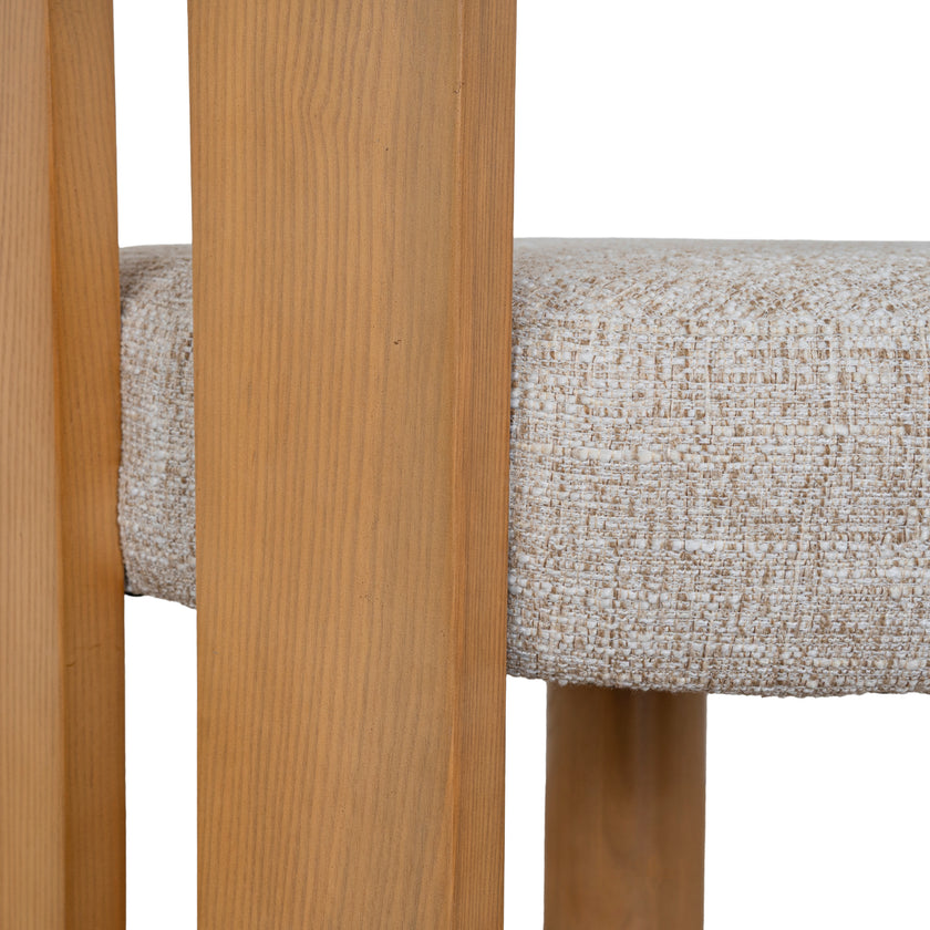 CDC10496-OLS Natural Dining Chair - Pale Beige (Set of 2)