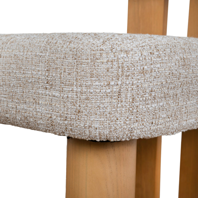 CDC10496-OLS Natural Dining Chair - Pale Beige (Set of 2)