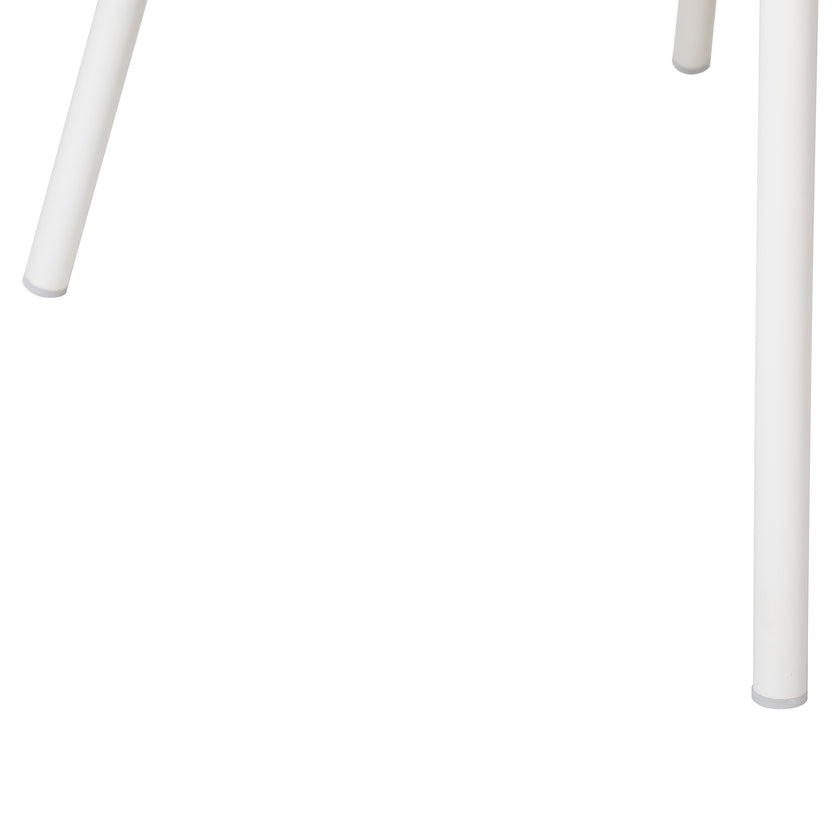 CDC10537-FH White Dining Chair - Clay Grey (Set of 2)