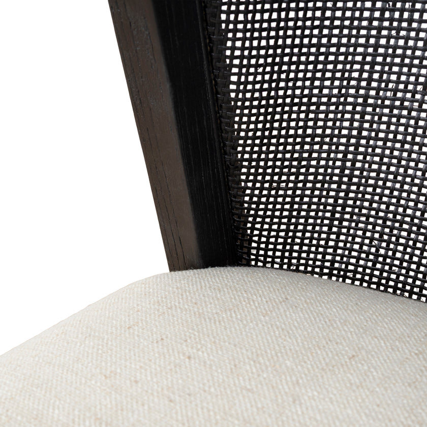 CDC10554-LJ Black ELM Dining Chair - Dawn Beige (Set of 2)