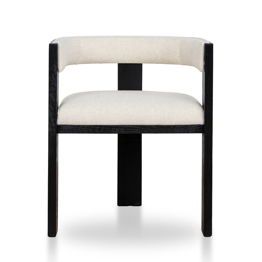 CDC10564-LJ Black ELM Dining Chair - Dawn Beige (Set of 2)