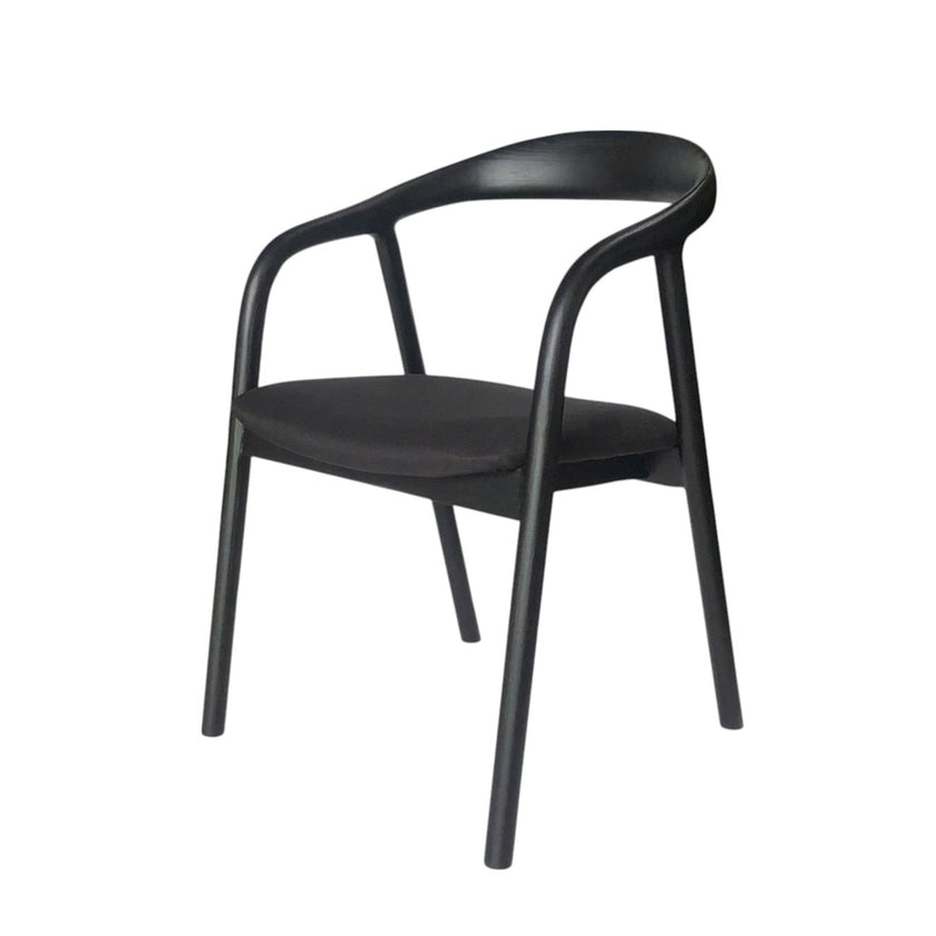 CDC10577-NX Dining Chair - Full Black (Set of 2)