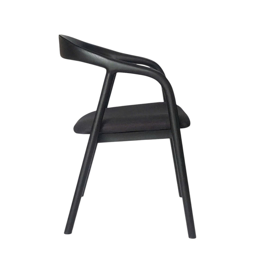 CDC10577-NX Dining Chair - Full Black (Set of 2)