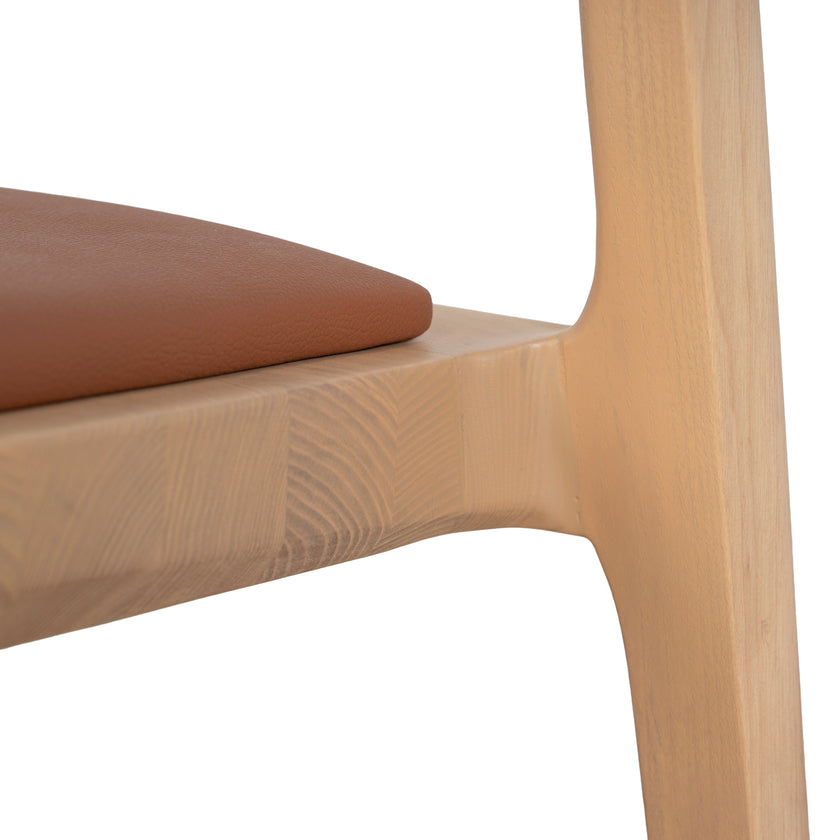 CDC10574-NX Natural Dining Chair - Naxos Tan (Set of 2)