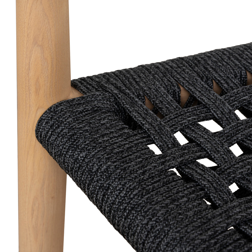 CDC10581-NX Natural Dining Chair - Naxos Charcoal Rope (Set of 2)