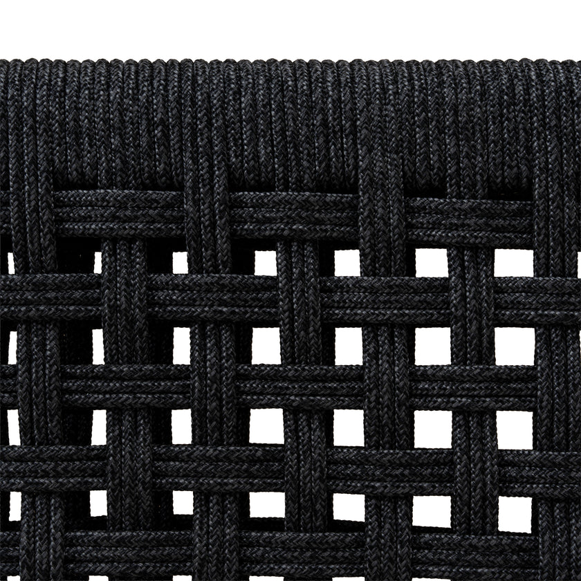 CDC10581-NX Natural Dining Chair - Naxos Charcoal Rope (Set of 2)