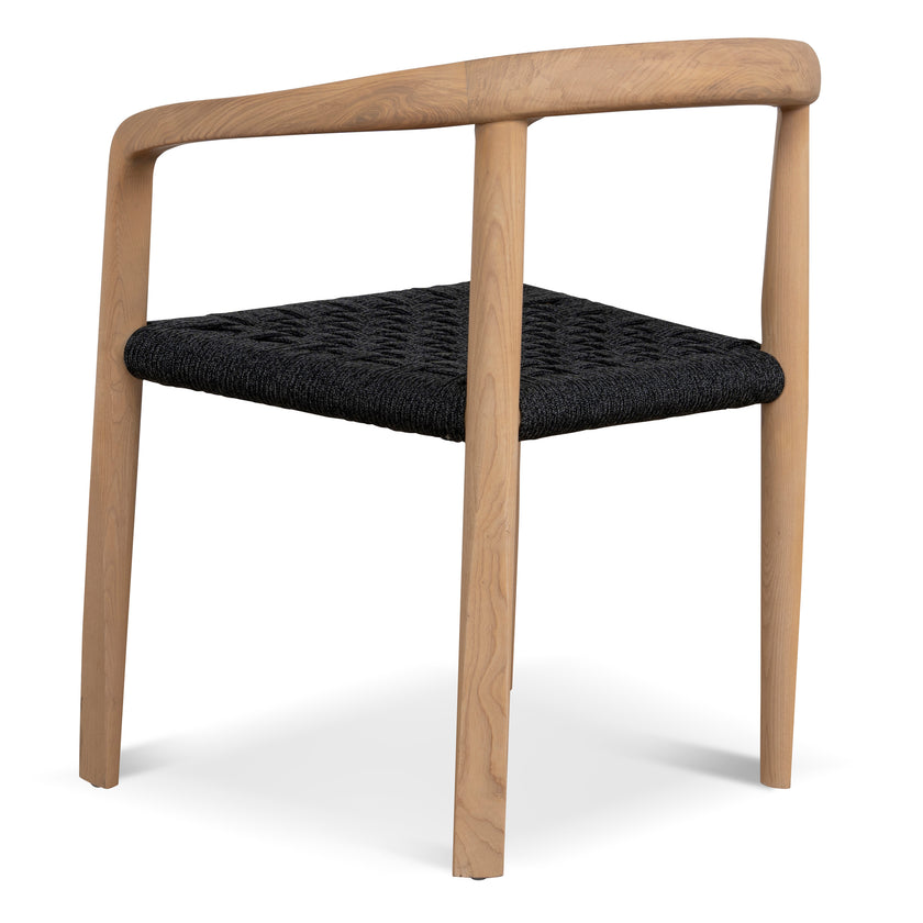 CDC10581-NX Natural Dining Chair - Naxos Charcoal Rope (Set of 2)