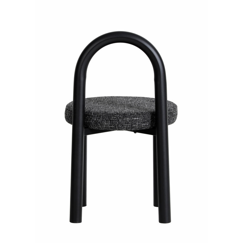 CDC12015-FH Black Dining Chair - Field Charcoal (Set of 2)