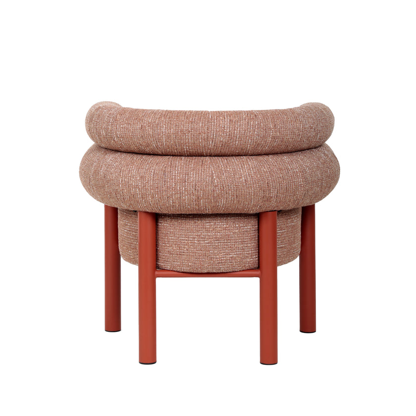 CDC12019-FH Sandy Red Armchair - Russet Brown