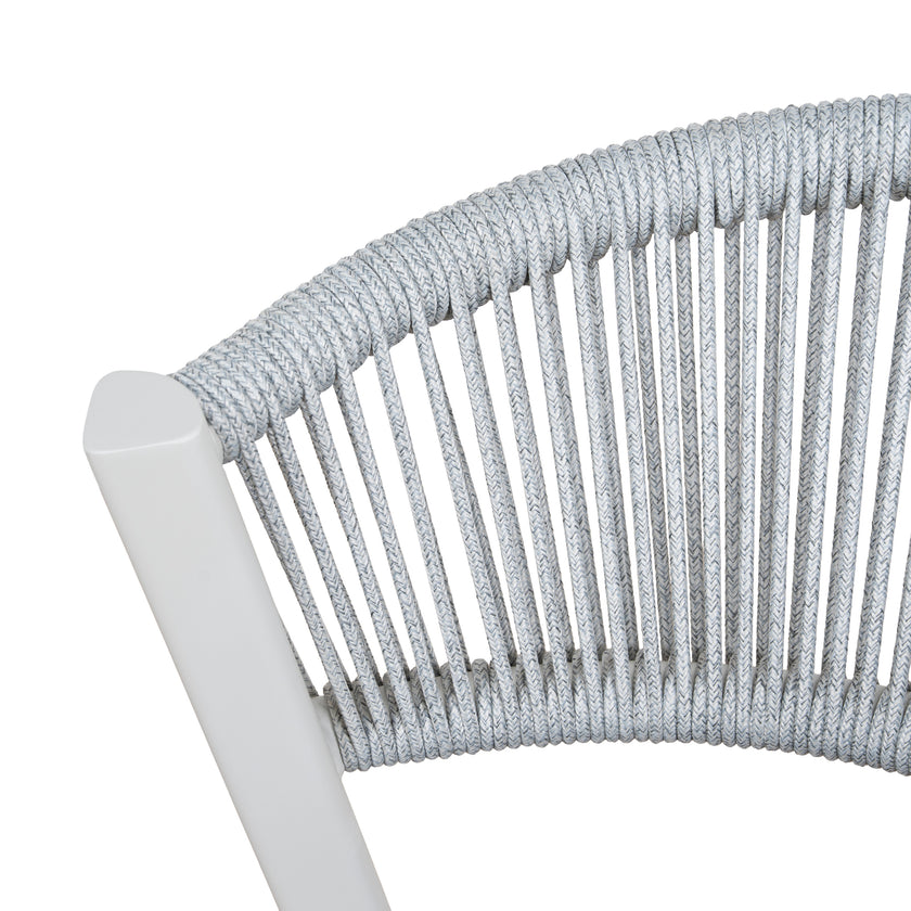 CDC12049-ID Sand White Outdoor Dining Chair - Grey (Set of 2)