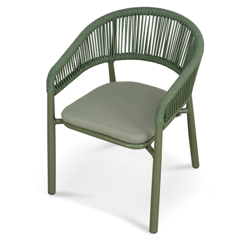 CDC12061-ID Outdoor Dining Chair - Army Green (Set of 2)