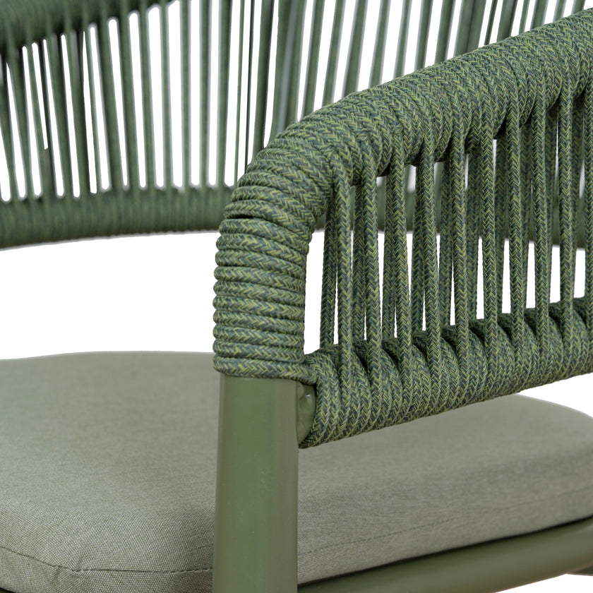 CDC12061-ID Outdoor Dining Chair - Army Green (Set of 2)