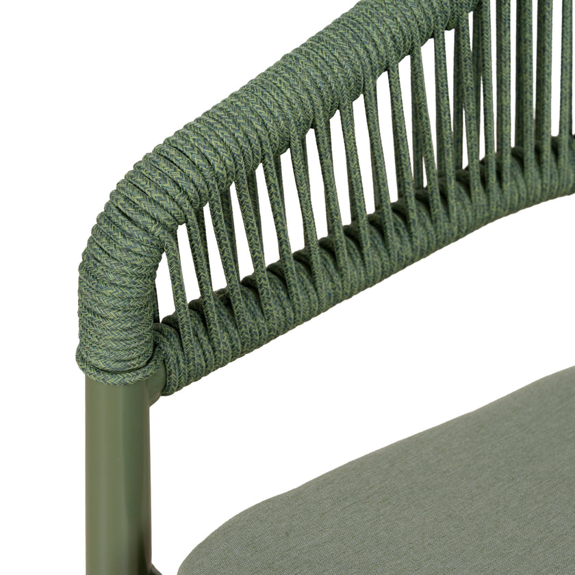 CDC12061-ID Outdoor Dining Chair - Army Green (Set of 2)