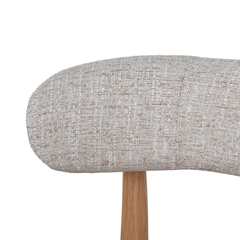 CDC12445-CI Natural Dining Chair - Pale Beige (Set of 2)