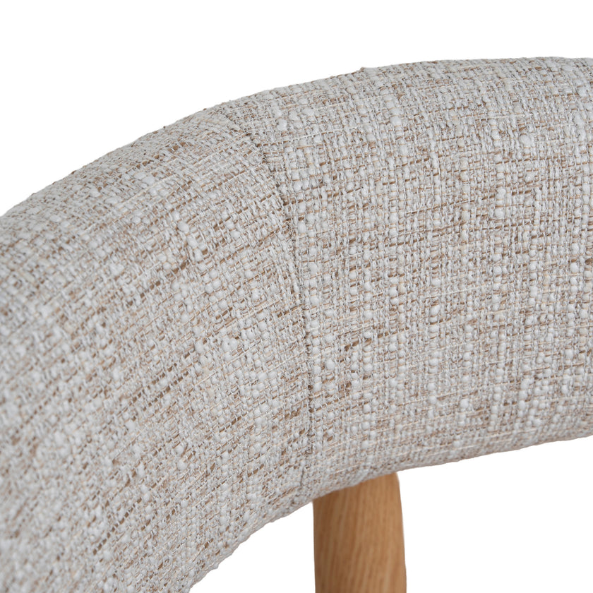 CDC12445-CI Natural Dining Chair - Pale Beige (Set of 2)