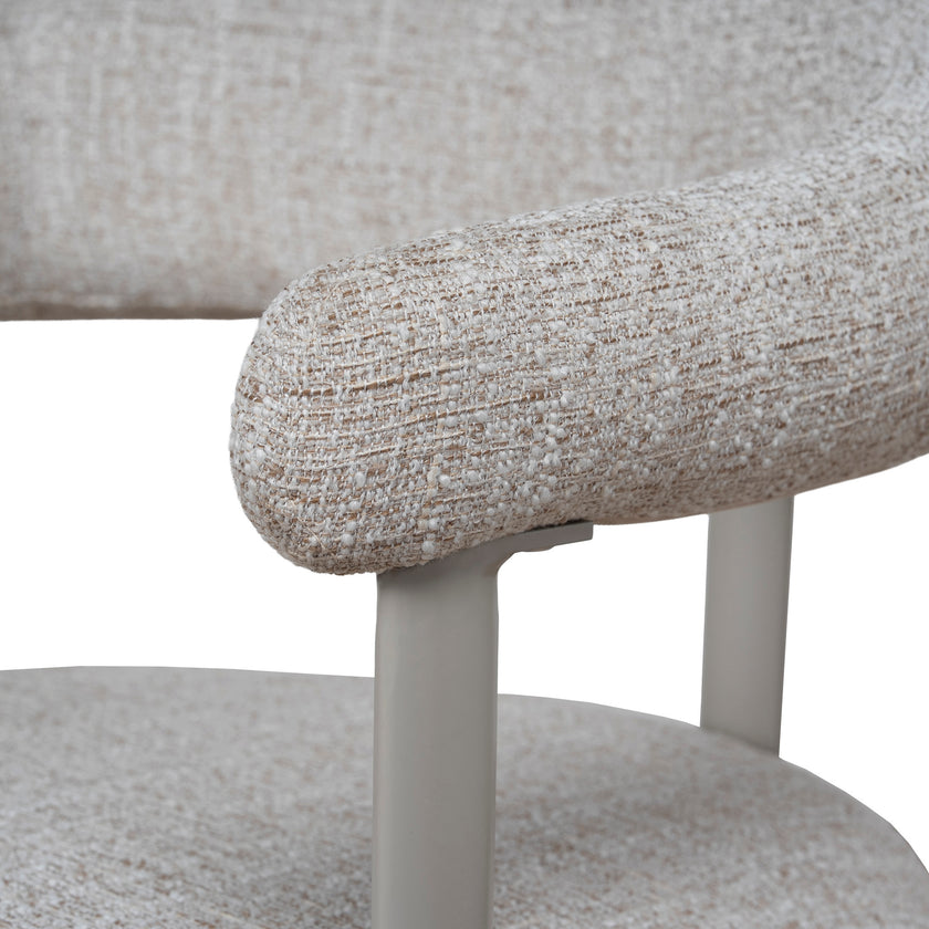 CDC12453-CI Cream Dining Chair - Pale Beige (Set of 2)