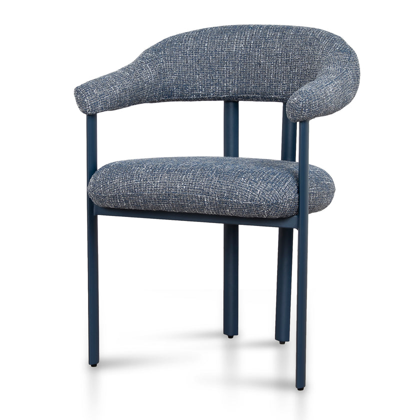 CDC12454-CI Blue Sand Dining Chair - Prussian Blue (Set of 2)