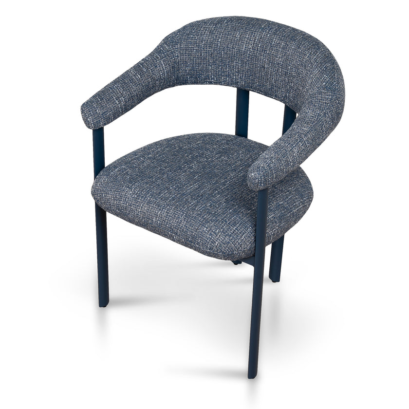 CDC12454-CI Blue Sand Dining Chair - Prussian Blue (Set of 2)