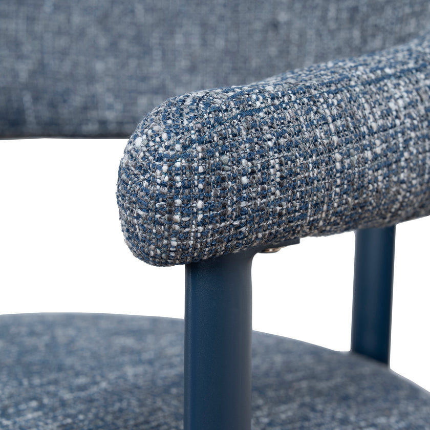 CDC12454-CI Blue Sand Dining Chair - Prussian Blue (Set of 2)
