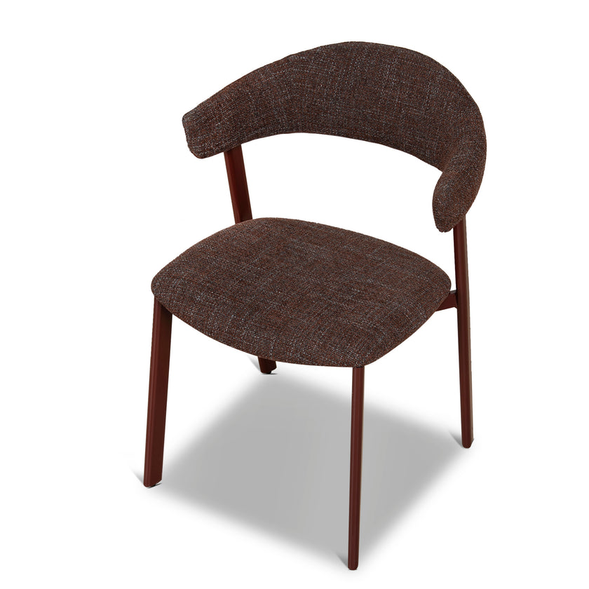 CDC12463-CI Red Dining Chair - Moss Brown (Set of 2)