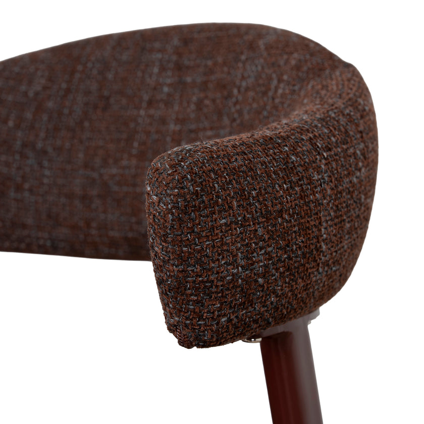 CDC12463-CI Red Dining Chair - Moss Brown (Set of 2)