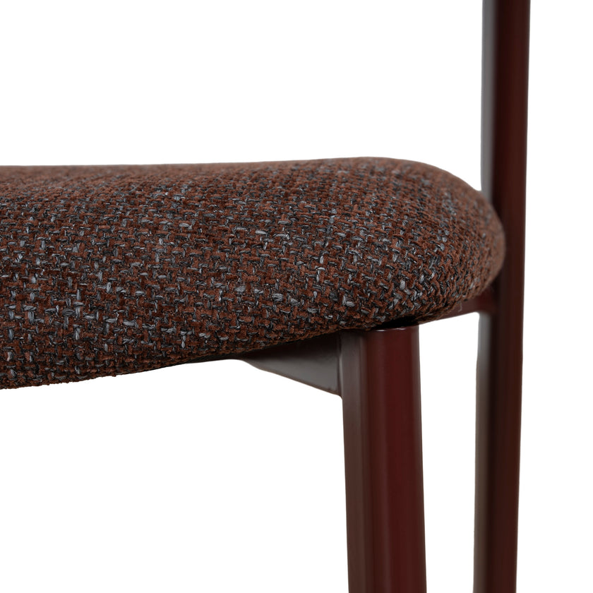 CDC12463-CI Red Dining Chair - Moss Brown (Set of 2)