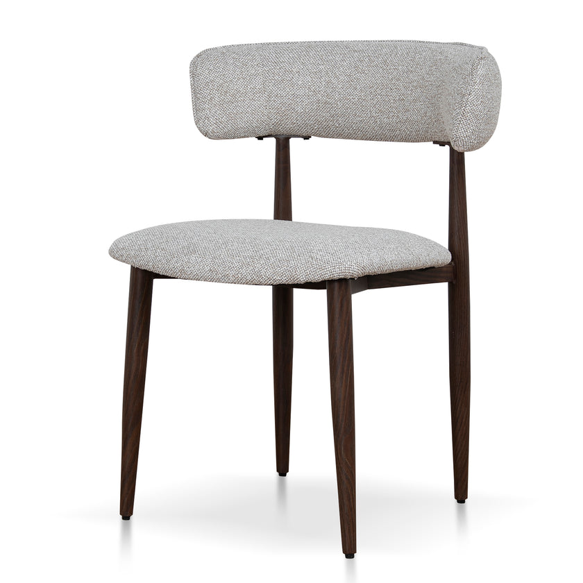 CDC12466-CI Walnut Dining Chair - Clay Beige (Set of 2)
