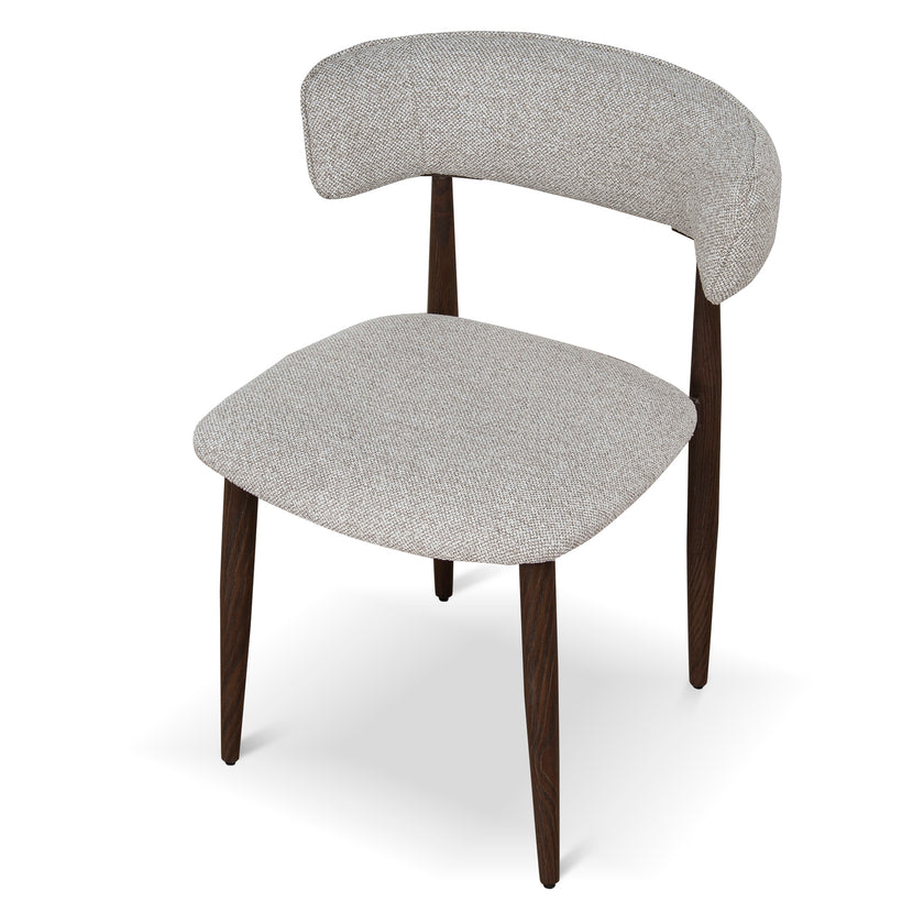 CDC12466-CI Walnut Dining Chair - Clay Beige (Set of 2)