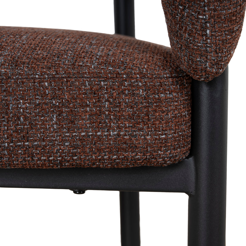 CDC12469-CI Black Dining Chair - Moss Brown (Set of 2)